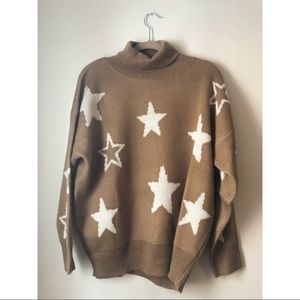 Luca + Grae A Star Is Born Camel Sweater